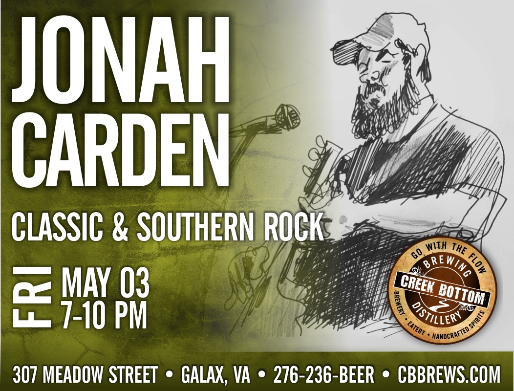 Jonah Carden Live w/ Classic & Southern Rock