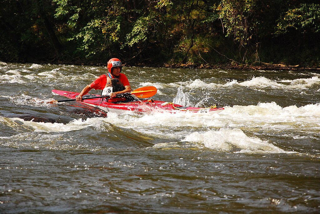 Kayaking the new river