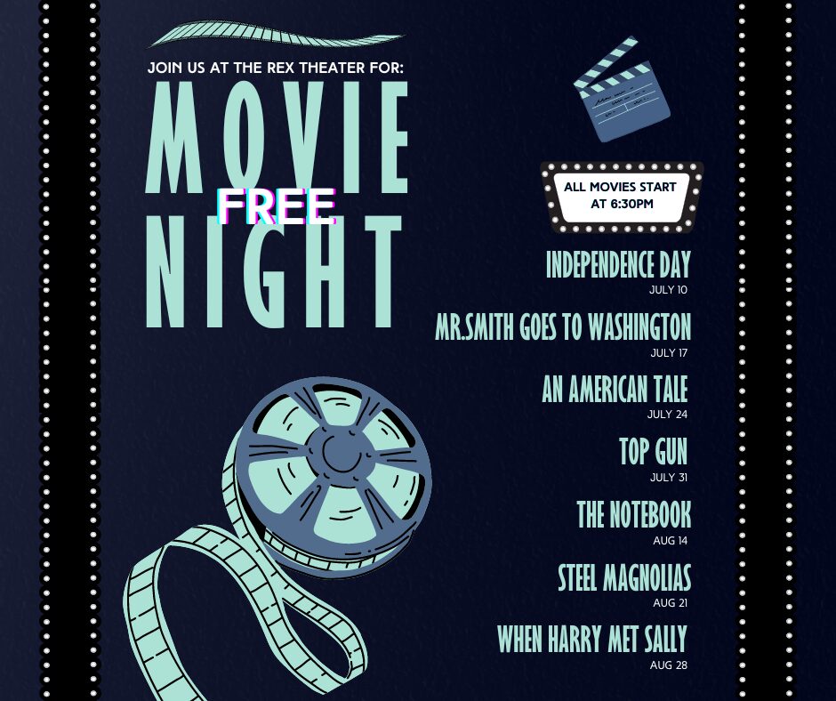 Free Movies at the REX every Wednesday