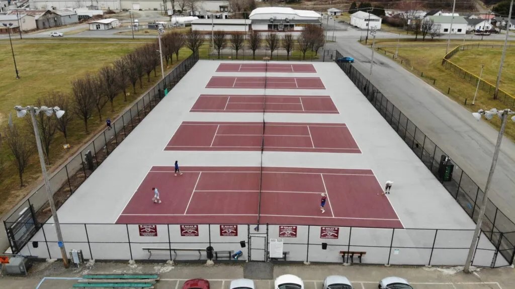 tennis courts at felts park