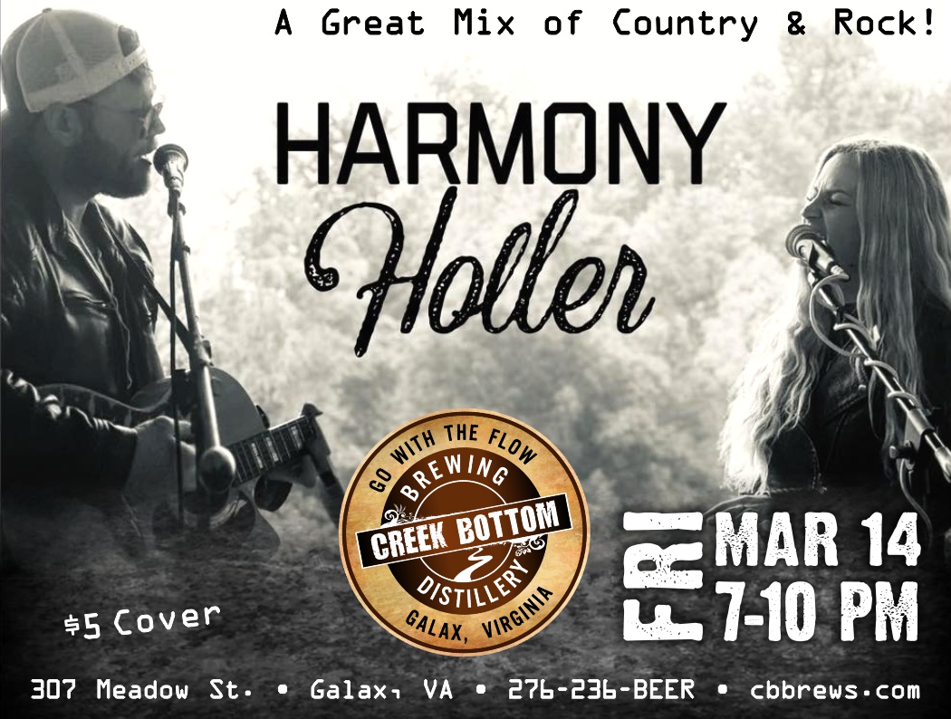 Harmony Holler Debuts at The Bottom with Country & Rock!