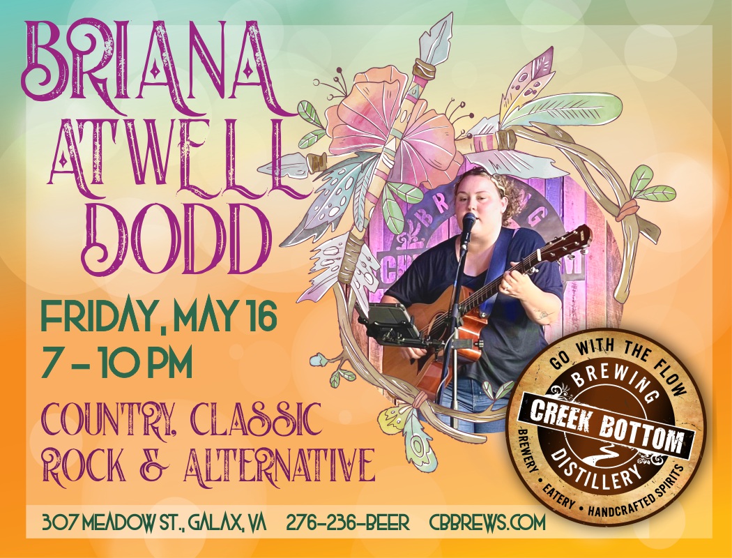 Briana Atwell Dodd w/ Country, Classic Rock & Alternative Tunes