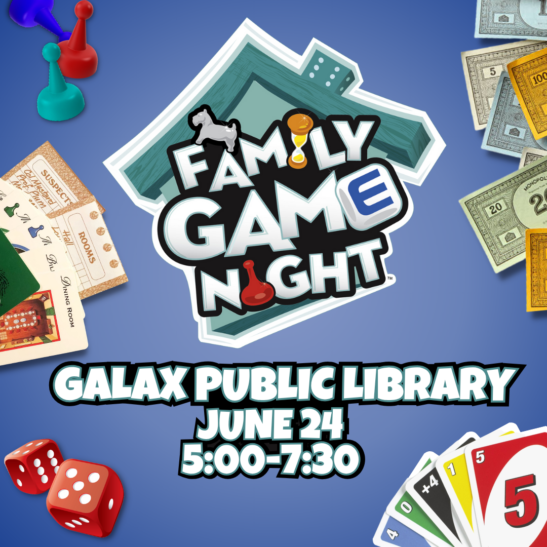 Family Game Night at Galax Public Library