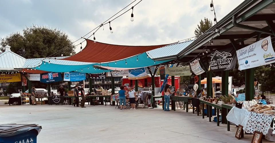 The Galax Farmers Market pavilion