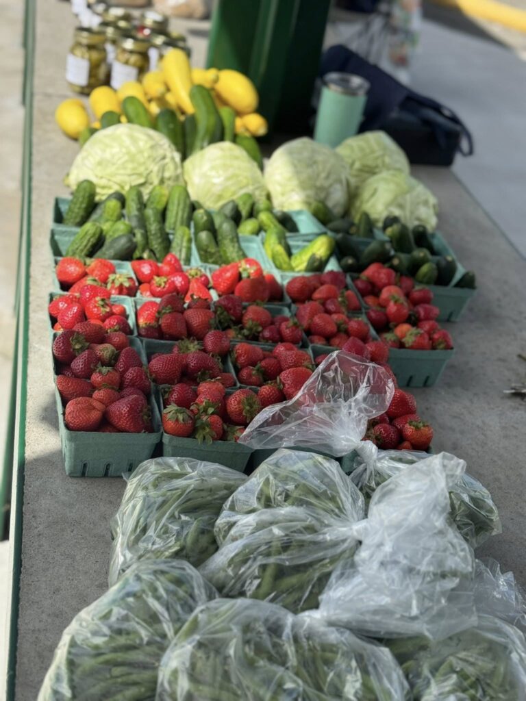 Galax Farmer's Market produce