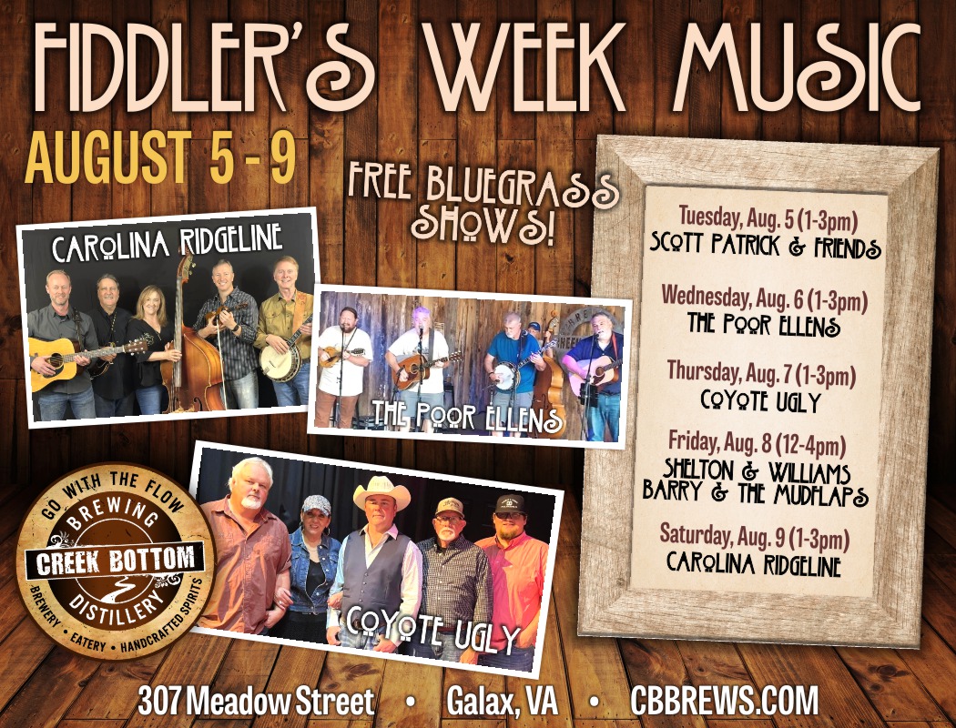 Fiddler’s Week Bluegrass at The Bottom