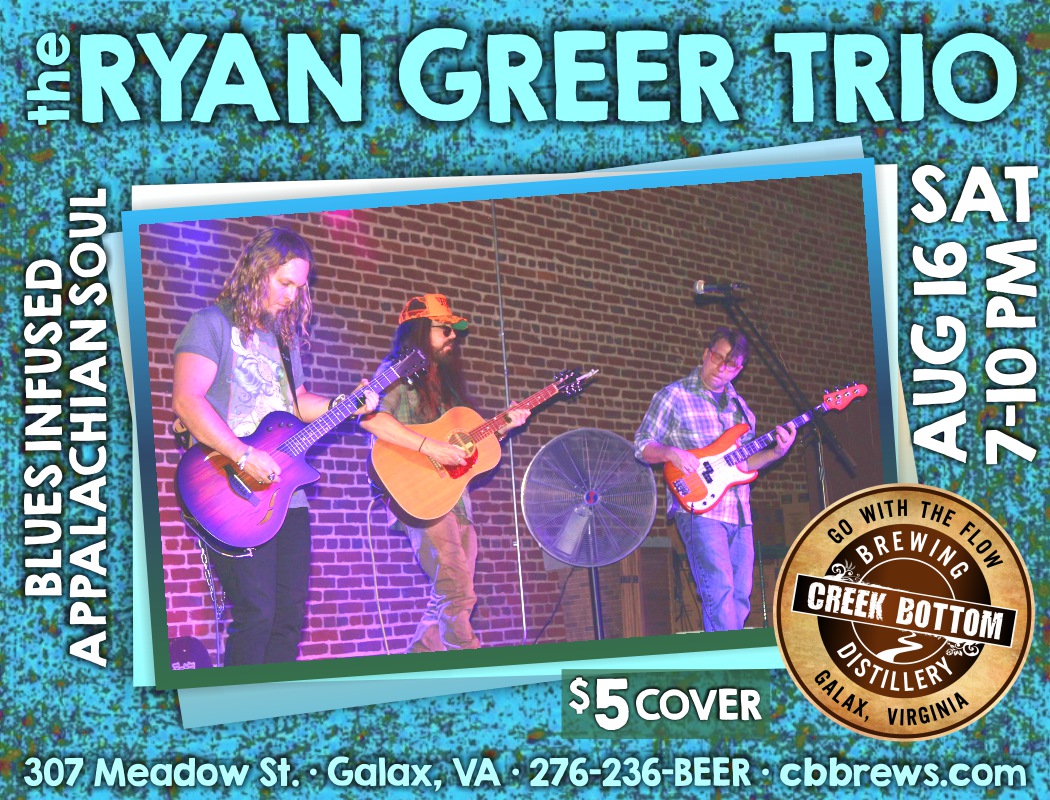 The Ryan Greer Trio Up On Stage at CBB!