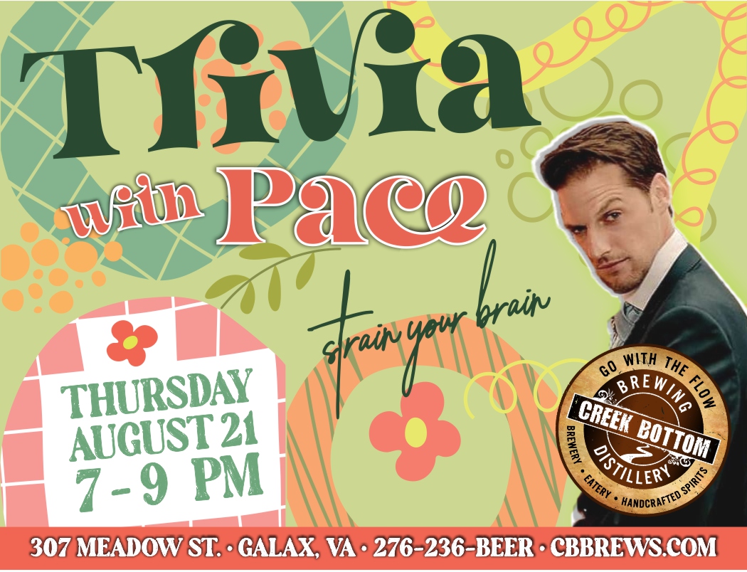 Trivia Night w/ Pace at Creek Bottom!