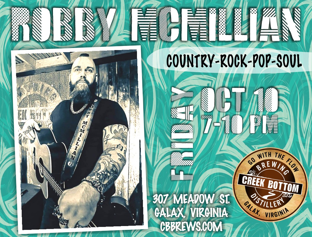 Rock with Robby McMillian Live at CBB!