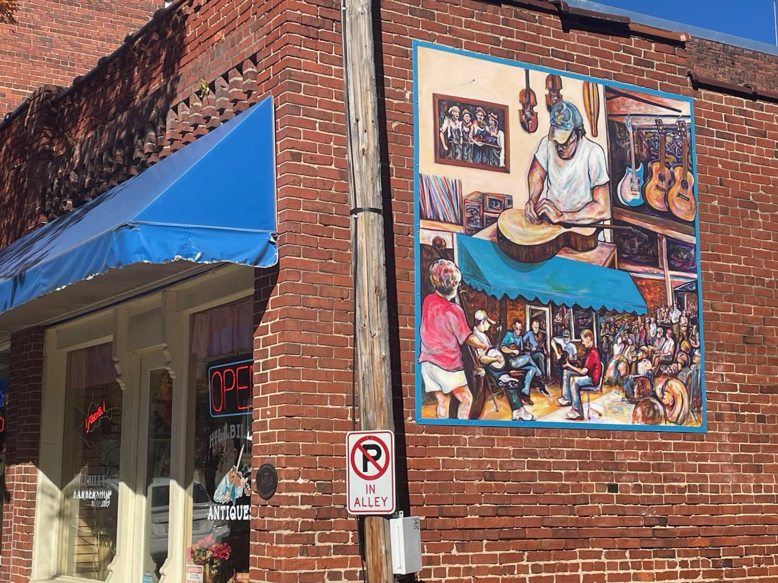 ‘Barr Fiddle Shop on Main Street’ Mural Dedication