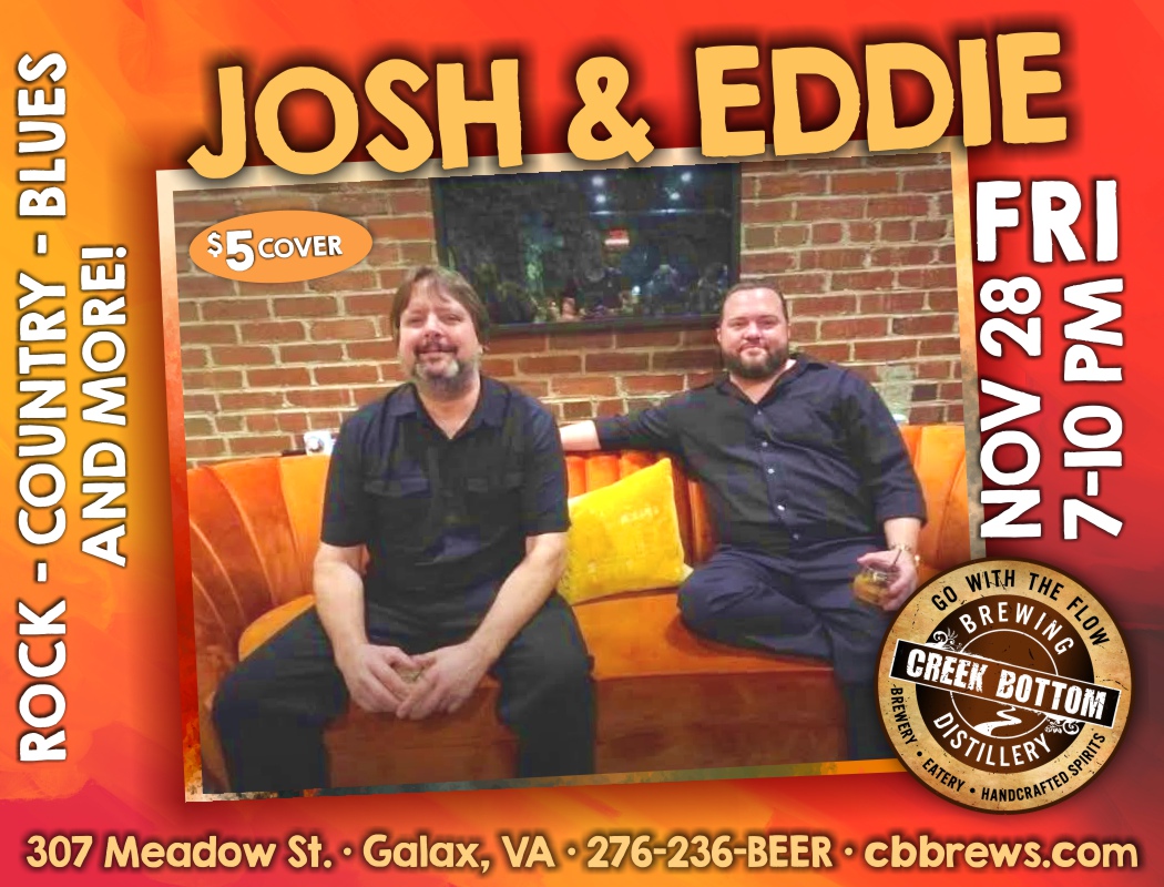Josh & Eddie Onstage w/ Rock, Country & Blues