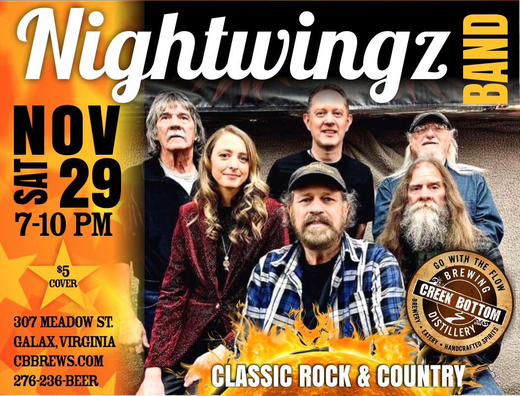 Nightwingz Band Up On Stage at The Bottom!