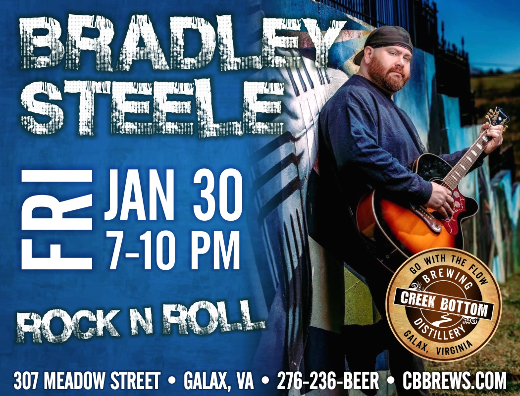 Bradley Steele Onstage at Creek Bottom!