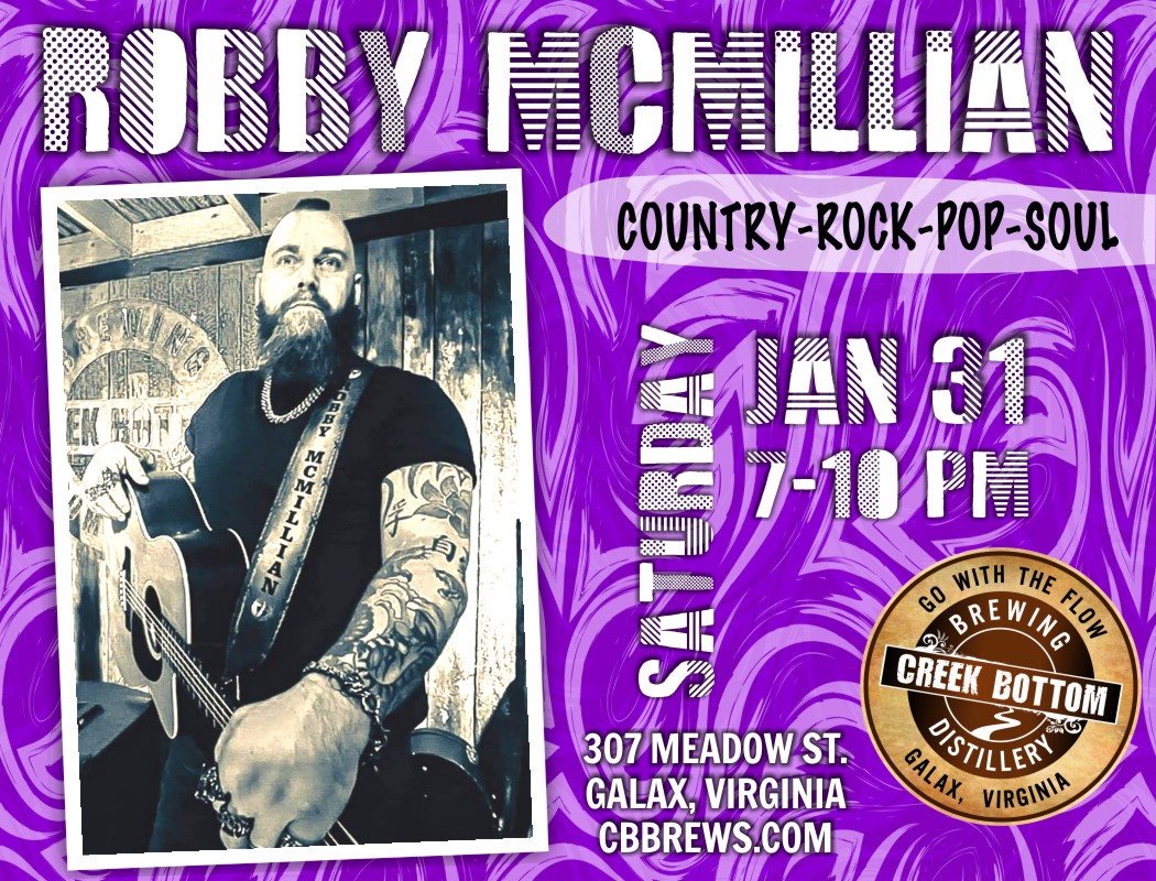 Rock with Robby McMillian Live at CBB!