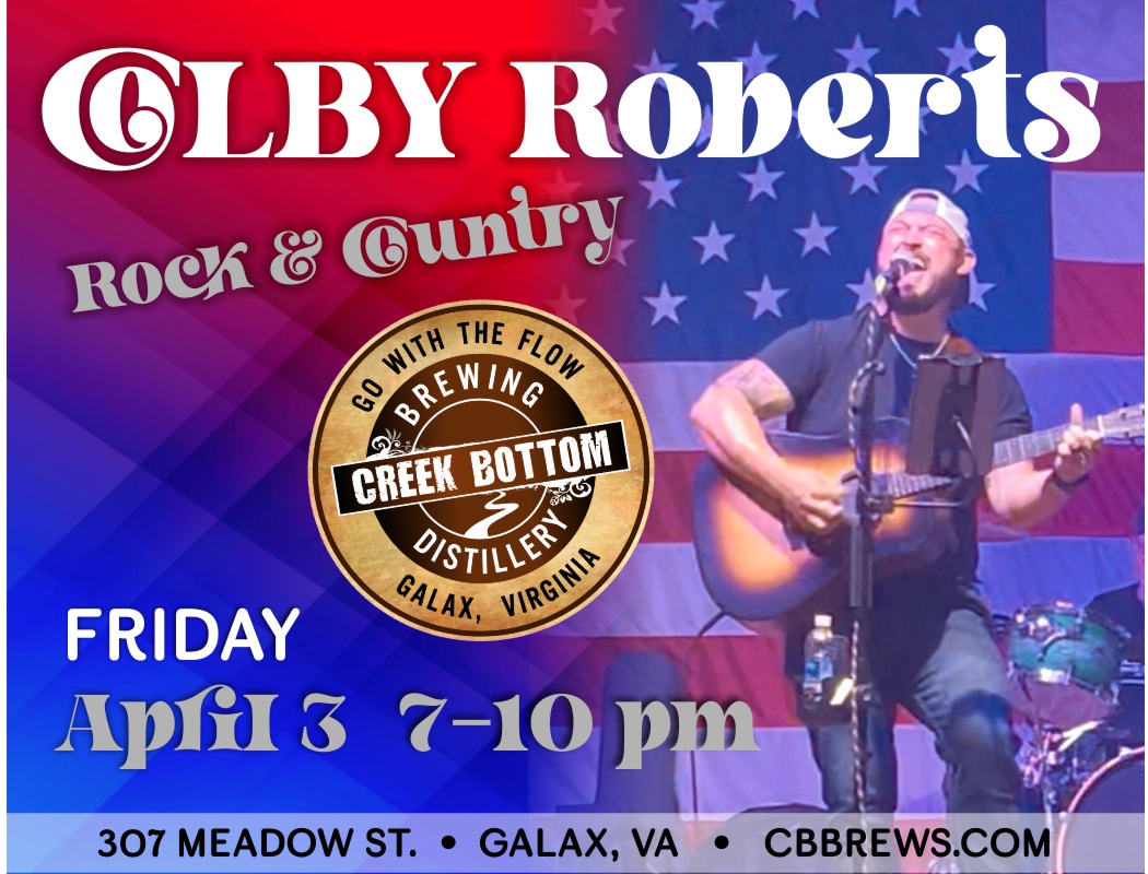 Colby Roberts Live w/ Rock & Country at Creek Bottom!