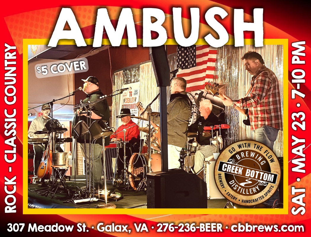 Ambush Live on The Trucker’s Route Stout Stage at CBB!