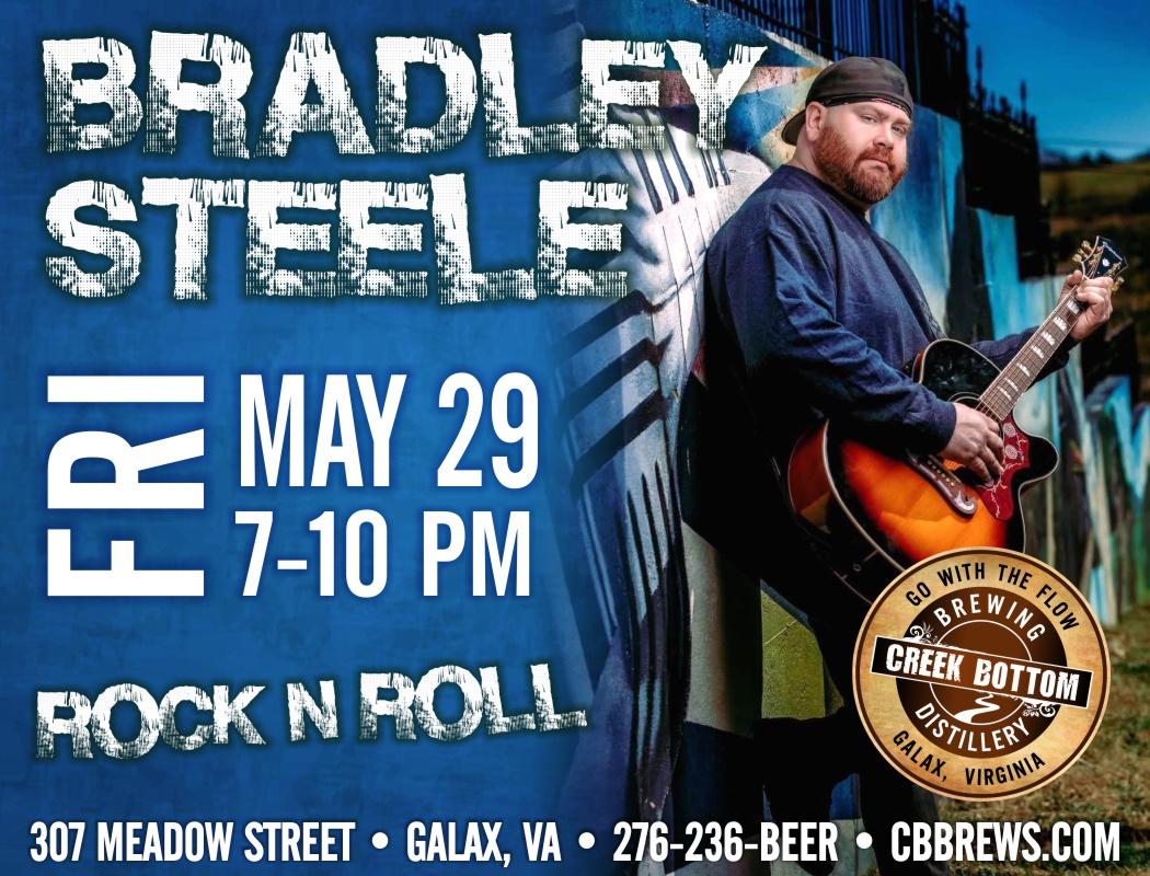 Bradley Steele Onstage at Creek Bottom!