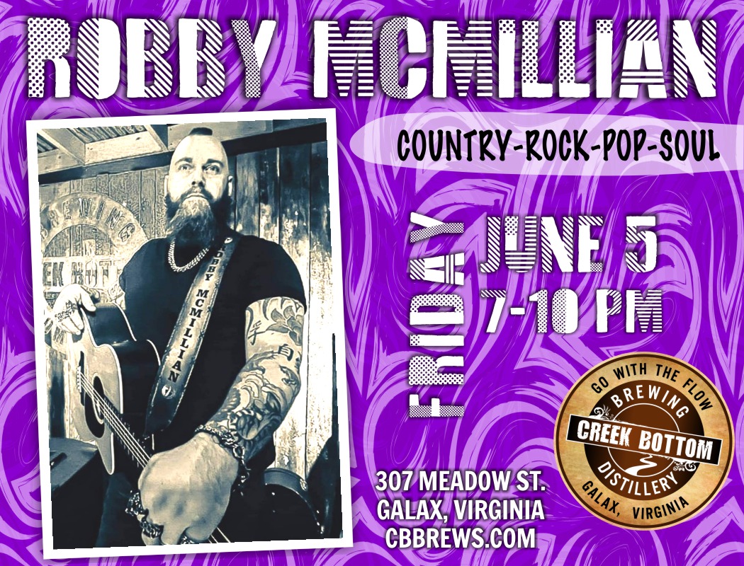 Rock with Robby McMillian Live at CBB!