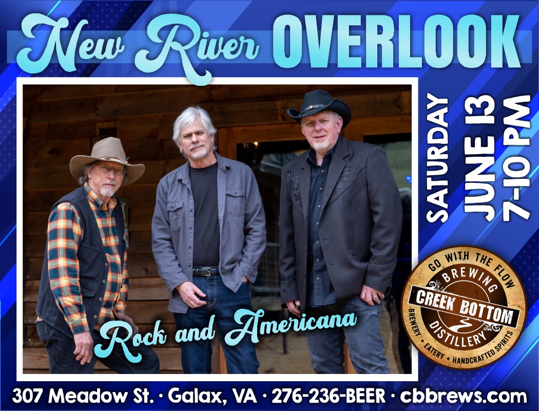 New River Overlook with Rock & Americana at The Bottom!